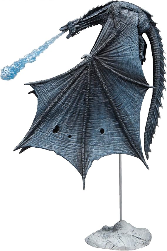 McFarlane Toys Game of Thrones Viserion Ice Dragon Deluxe Box, Blue