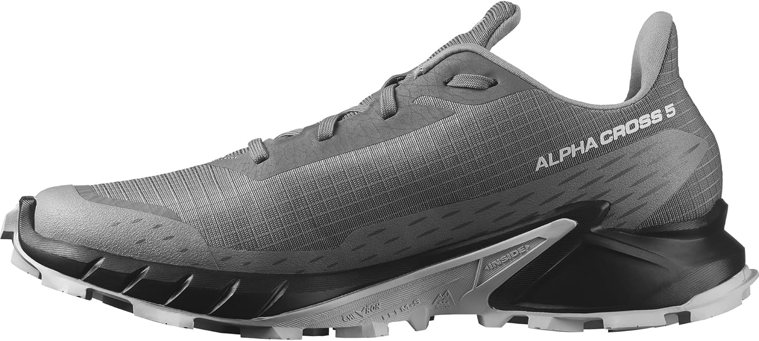 SALOMON Alphacross 5 Men's Trail Running Shoes, Powerful Grip, Long Lasting Comfort, and Versatile Performance
