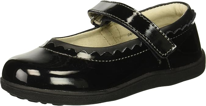 See Kai Run Jane II Shoes for Kids Ideal for Toddlers and Little Kids Leather Upper Hook and Loop Strap
