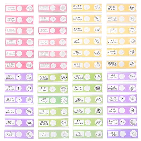 48 Pcs Prepared Microscope Slides with Specimens for Microbiology, Animals, Plants, Fruits, and Vegetables Educational Science Slides Set and Adults, Biology Classroom
