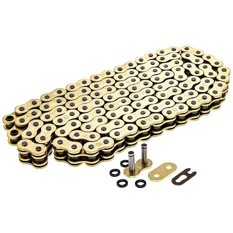 NICHE Gold 520 X-Ring Chain 118 Links with Connecting Master Link
