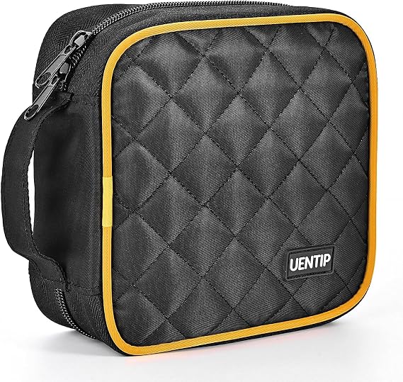 UENTIP Nylon CD/DVD Case for Car,CD Wallet,CD Storage Disc Wallet Bag with Portable Zipper for Car Home Travel (48)