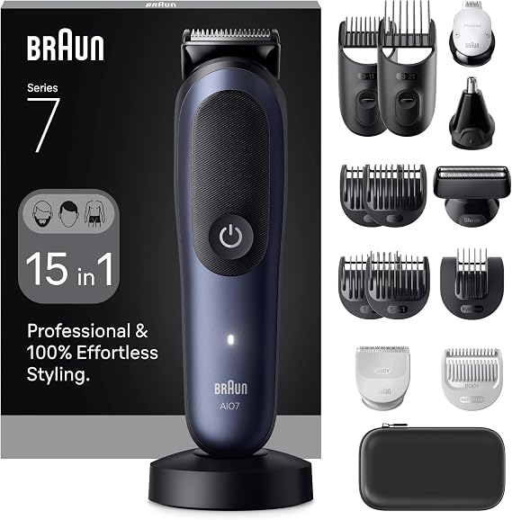 Braun All in One Series 7, 15 in 1 Shaving Kit, ProBlade, AutoSense, AIO7580