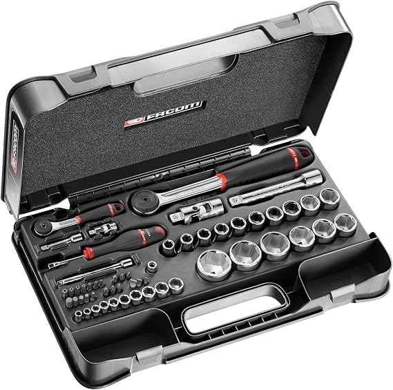 Facom Steckschlüsselsatz metrisch 1/4 (6.3 mm) 1/2 (12.5 mm) 21teilig RS.440E