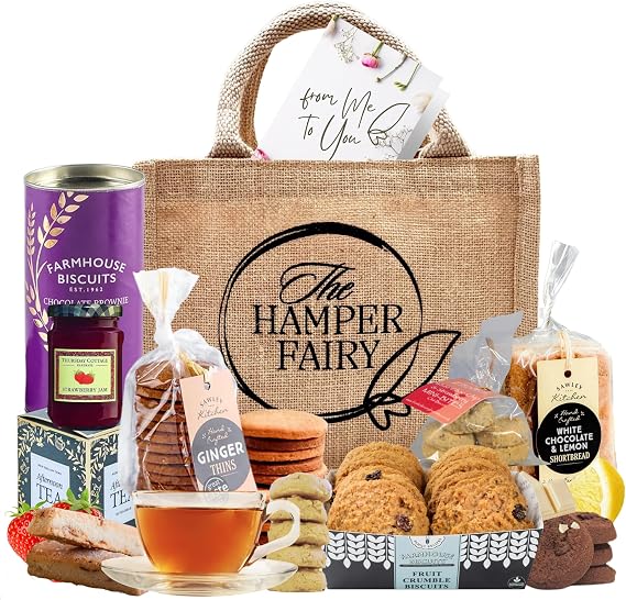 Afternoon Tea Hamper Gift with Biscuits, Jam and Tea | The Hamper Fairy