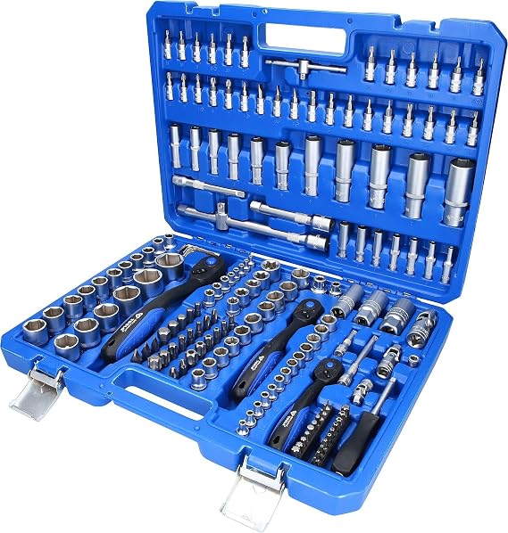 Brilliant Tools (BR75W) 1/2 "3/8" 1/4 "Socket Set 172 Pieces