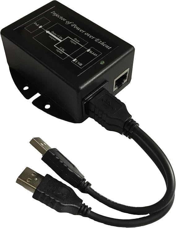 Tycon Systems TP-DCDC-2USB-24 USB Powered 24V Passive POE Inserter - 24V DC