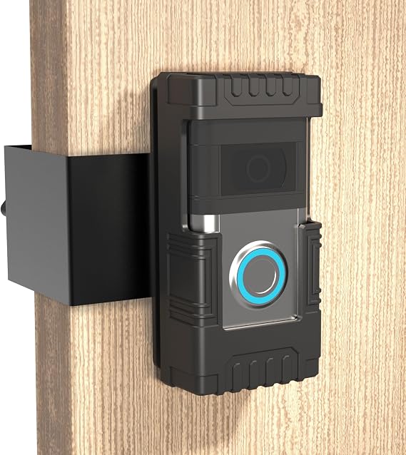 Anti-Theft Video Doorbell Mount, Compatible with Ring Doorbell 1/2/3/3Plus/4/2020/2023/Blink 2021, Adjustable No-Drill Mounting Bracket Wedge Adapter Holder Accessories