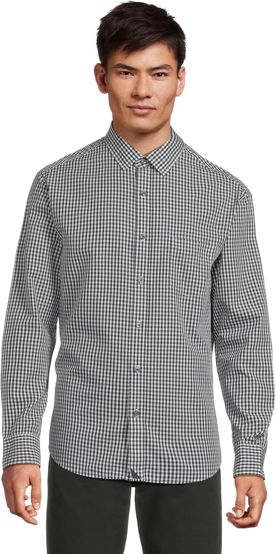 UNTUCKit Mens Lawrence - WF Navy MD Regular Fit One Size
