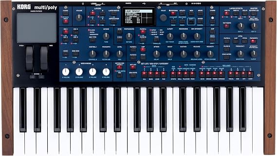 Korg multipoly Analog Modeling Synthesizer w/Four Oscillators, 60 Voices and built-in KAOSS Pad