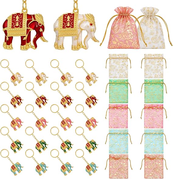 20 Set Diwali Return Gifts for Pooja, Indian Return Gift Bag Bulk