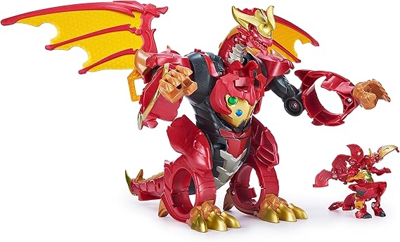Bakugan, Dragonoid Infinity Transforming Action Figure with Exclusive Fused Ultra and 10 Baku-Gear Accessories, Boys Toy Aged 6 and Up