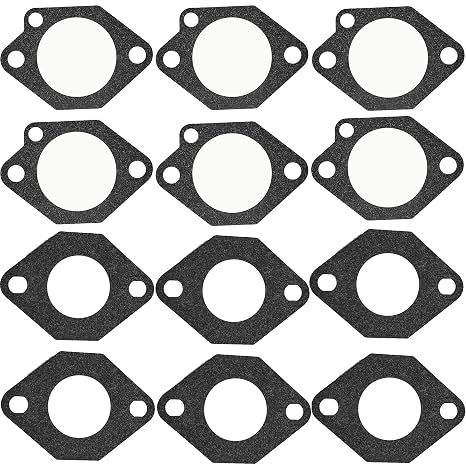 6 Pack Carburetor Rebuild Diaphragm Gasket Kit for Kawasaki FE290 FE350 Engine Golf Gas Club Car DS Precedent Turf Carryall Industrial Carts Carb 1016438 1016439 1016440 1016441-12pcs