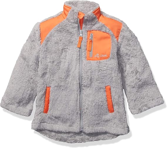 Big Chill Big Boy's Lightweight Wubby Jacket Outerwear, Grey, 14/16