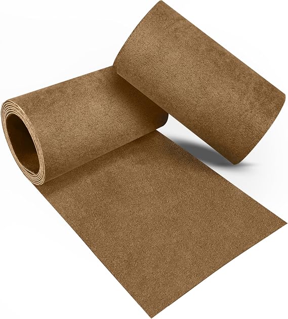 Velvet Repair Patch, Self-Adhesive Flannel Fabric Patch, Multi Colors, Microfiber Patch,Can be Used to Patch Sofas, Car Seats, Handbags, Jacket Holes and Tears (Light Brown)