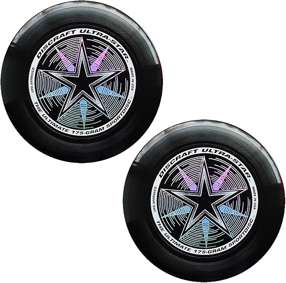 Discraft 175 gram Ultra Star Sport Disc, 2 pack, Black