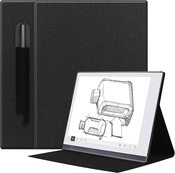 VOVIPO Ultra Slim Book Folio Leather Case With Stand and P-Pocket For Remarkable 2 10.3 2020 Released Digital Paper