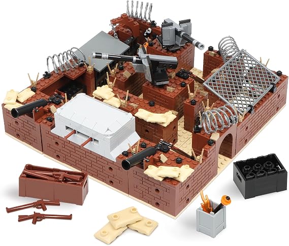 Finger Rock War trenches Building Blocks 833PCS