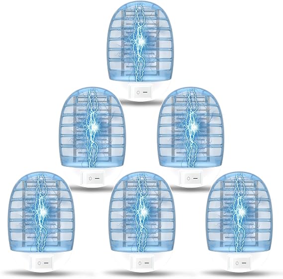 6 Packs Bug Zapper Indoor, Fly Traps for Indoors, Insect Traps for Home Mosquito Killer for Kids & Pets, Home, Kitchen, Bedroom, Baby Room, Office-4