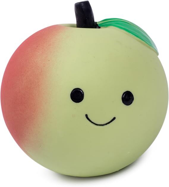 Petface Latex Apple Soft Chew Dog Toy, Large (Pack of 1) | Durable & Flexible, for Interactive Play, Squeaker, Promotes Healthy Chewing