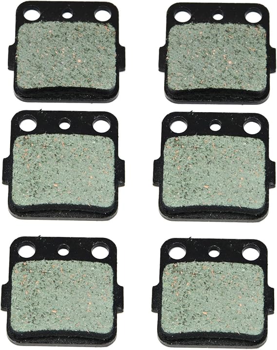 Front and Rear Brake Pads replacement for Yamaha YFM 660 Raptor 2001 2002 2003 2004 2005