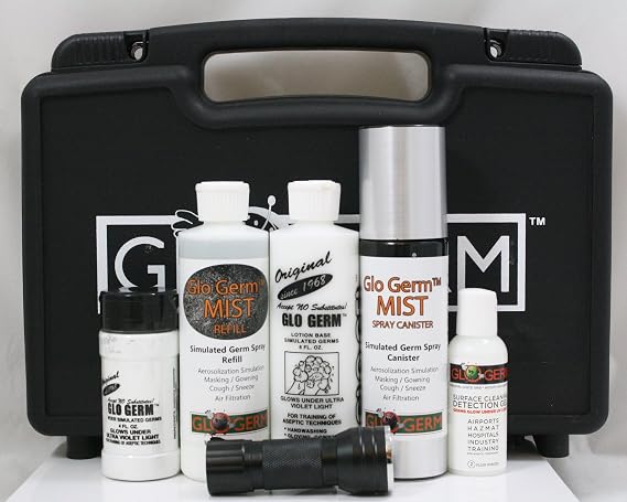 MIST Deluxe Simulated Germ Kit w/Gel & UV Flashlight