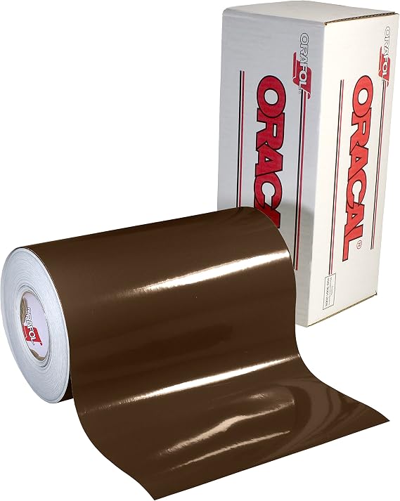 Oracal 651 Glossy Permanent Vinyl 12 Inch x 6 Feet - Brown