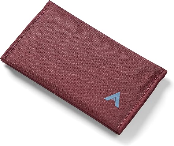 Allett Card Holder Wallet, Front Pocket for Men & Women (Nylon, Mulberry)