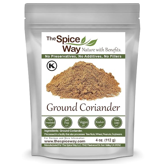 The Spice Way Ground Coriander - 4 oz resealable bag