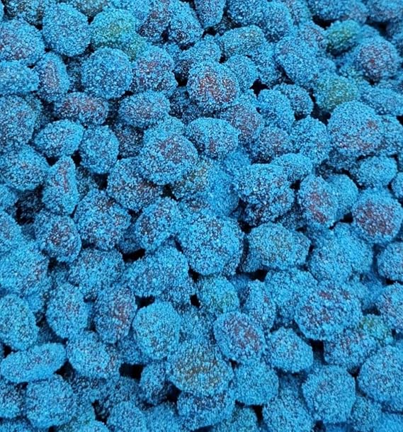 Sour Blue Raspberry Gushers Sour, Best Sour Gushers, Best Sour Gummies, Irresistible delicious tangy, Trending candy (16 oz)