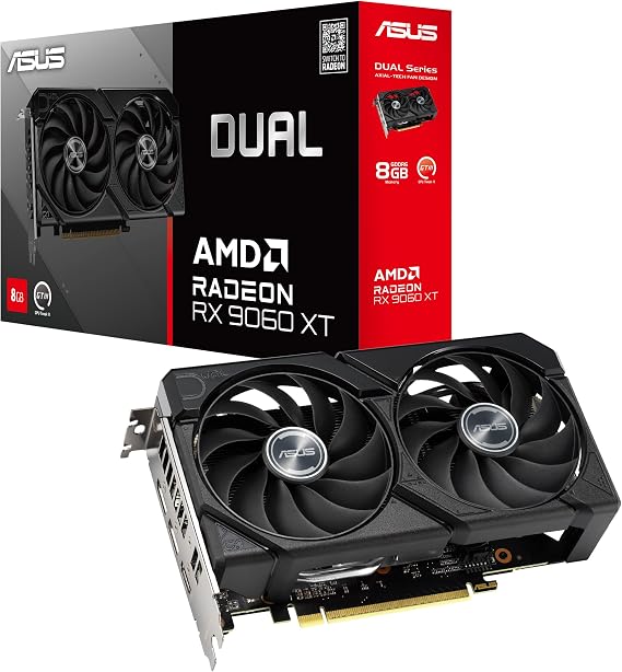 ASUS Dual Radeon RX 9060 XT 8GB GDDR6 Ekran Kartı