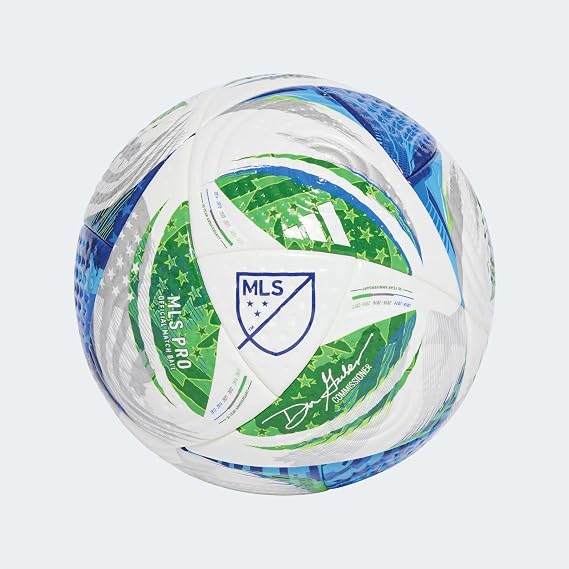 adidas MLS Official Match Pro Ball (White/Green/Blue)