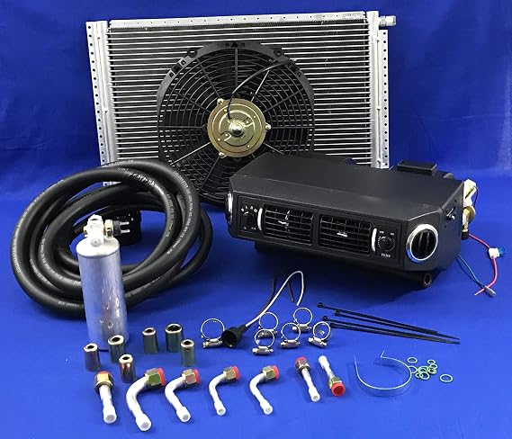 A/c Kit Universal Under Dash Evaporator Compressor Kit Air Conditioner 432-1 12v No Compressor