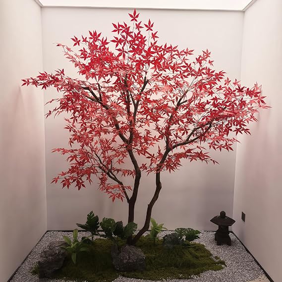 Artificial Cherry Blossom Tree Japanese Style Handmade Faux Sakura with Curved Branches, Realistic Finish, and Soft-Touch Silk Blooms for Refined Event Decor(2.5 * 2.5m)