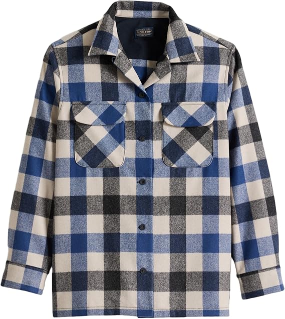 Pendleton Women's Boyfriend Board Shirt, 100% Wool