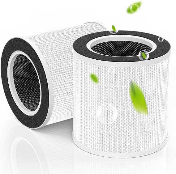 VK-6067B Filter Replacement Fit For HOKEKI VK-6067B, For Vremi Air Purifier | 3-Stage Filtration With HEPA and Activated Carbon Filter