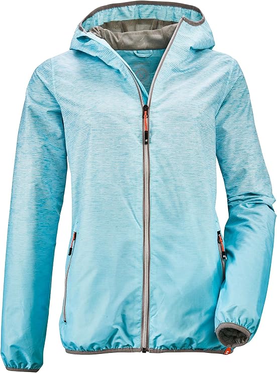 killtec Women Functional Jacket Kaira Structure, Color:hellaqua, Size:40
