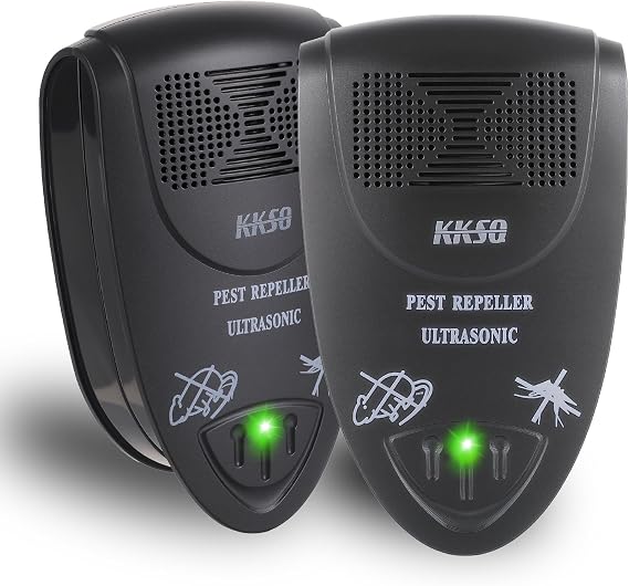 2025 Upgraded Ultrasonic Pest Repeller Indoor Plug in, 1300 Sq.Ft Coverage, Pest Control for Roach,Rodent,Mouse,Bugs,Mosquito,Mice,Spider, for Home Office Warehouse Use(Black) (2)