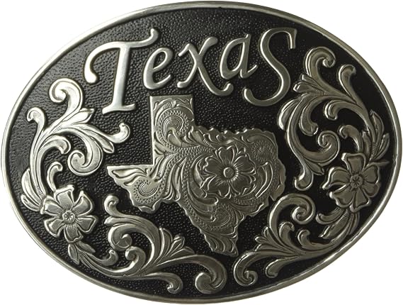 Nocona Men's Texas Black Back Buckle