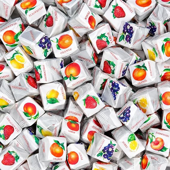 Fruit Flavour Caramels 3kg Bulk Bag