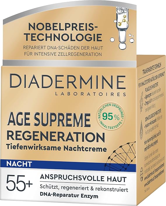 Diadermine Age Supreme Regeneration Deep Action Night Cream - 1.76 Fl.oz (50 ml)
