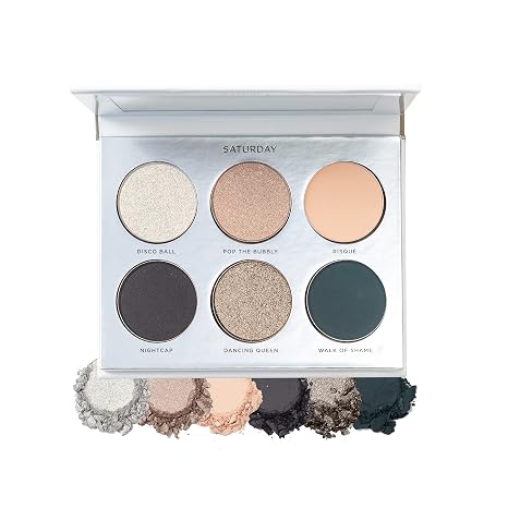 PUR MINERALS On Point Eyeshadow Palette, Matte, Shimmer & Metallic Shades, Skincare-Infused Formula