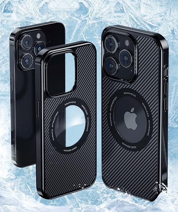 iPhone 14 pro Cooling case iPhone Cooling case iPhone 14 pro Heat Dissipation[Compatible with MagSafe] -Support Wireless Charging