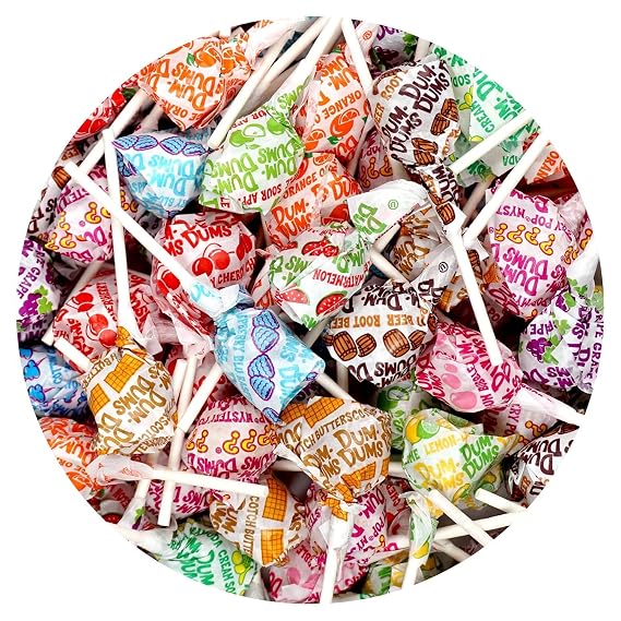 ORIGINAL (2 Pound) Bulk Mix Lollipops |16 Flavours |, Suckers Hard Candy, Gluten Free Candies, Assorted Flavors, Individually Wrapped Lollipops for Easter, Birthday, Halloween, Any Occasion!