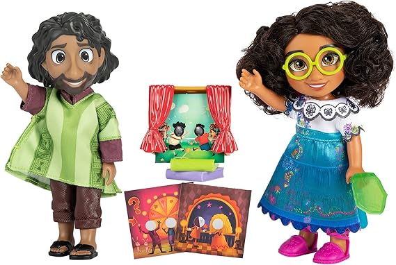 Disney Encanto Mirabel & Bruno Petite Dolls Storytelling Gift Set - Each Doll Stands 6 Inches Tall