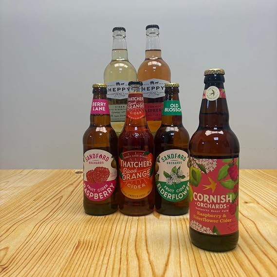6 Light Fruit Cider Gift Set – 6 Mixed Ciders – Favourites Selection Box