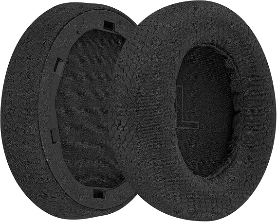 Anker Soundcore Life Q30 / Q35 BT Replacement Ear Sponge Pad mesh fabric Mesh Ear Foam Ear Cushions (Black)