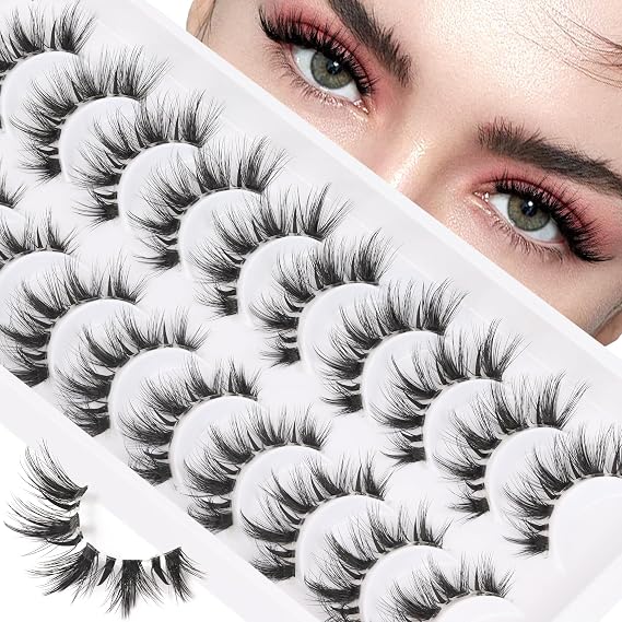 Veleasha Manga Lashes Cat Eye Lashes Spiky Eyelashes (Spiky02)
