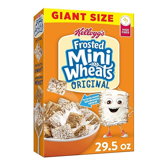 Kellogg's Frosted Mini-Wheats Original Giant Size Breakfast Cereal 29.5 oz