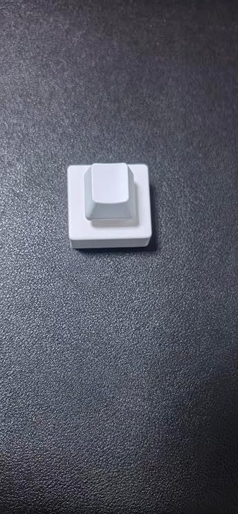 1-Key Programmable Mini Mechanical Custom Macro Keypad Office Design Coding RGB LED Shortcut Keyboard for Gaming (White 1 Key)